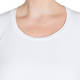 MARINA RINALDI WHITE ROUND NECK LONG SLEEVE TOP