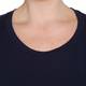 MARINA RINALDI NAVY ROUND NECK LONG SLEEVE TOP