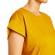 Marina Rinaldi Pure Cotton Long Sleeve T-Shirt Ochre 