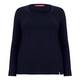 Marina Rinaldi navy jersey long sleeve top