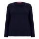 Marina Rinaldi navy jersey long sleeve top