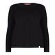 Marina Rinaldi black jersey long sleeve TOP