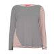 MARINA RINALDI STRETCH JERSEY STRIPE TOP