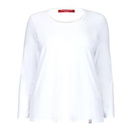 MARINA RINALDI LONG SLEEVE WHITE TOP - Plus Size Collection