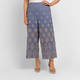 Marina Rinaldi Embroidered Trousers Blue 