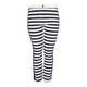 MARINA RINALDI HORIZONTAL STRIPE FRONT TROUSERS