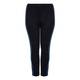 Marina Rinaldi NAVY JERSEY TROUSERS WITH VELVET SIDE STRIPES