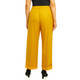 Marina Rinaldi Wide Leg Viscose Blend Trousers Ochre