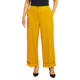 Marina Rinaldi Wide Leg Viscose Blend Trousers Ochre