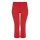 Marina Rinaldi red flared ankle grazer TROUSERS