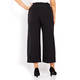 MARINA RINALDI WIDE-LEGGED CROPPED TROUSERS BLACK