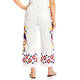 Marina Rinaldi Wide Leg Cotton Printed Trouser