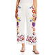 Marina Rinaldi Wide Leg Cotton Printed Trouser