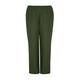 MARINA RINALDI dark green linen TROUSERS