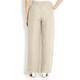 MARINA RINALDI sand linen TROUSERS