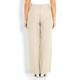 Marina Rinaldi stone pure linen TROUSERS