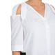 MARINA RINALDI PURE COTTON COLD SHOULDER TUNIC