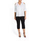 MARINA RINALDI PURE COTTON COLD SHOULDER TUNIC
