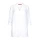 MARINA RINALDI white linen collared TUNIC