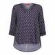 MARINA RINALDI PRINTED TUNIC NAVY