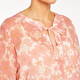 Marina Rinaldi Floral Georgette Tunic Pink