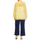 Marina Rinaldi Floral Georgette Tunic Yellow