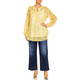 Marina Rinaldi Floral Georgette Tunic Yellow