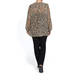 MARINA RINALDI ANIMAL PRINT CHIFFON TUNIC 