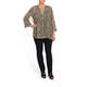 MARINA RINALDI ANIMAL PRINT CHIFFON TUNIC 