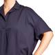 MARINA RINALDI COTTON POPLIN SHIRT BLACK 