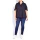 MARINA RINALDI COTTON POPLIN SHIRT BLACK 