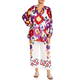 Marina Rinaldi Pure Cotton Abstract Print Tunic Multicolour