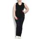 Marina Rinaldi black cotton VEST