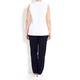 MARINA RINALDI white cotton jersey VEST