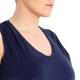 MARINA RINALDI navy cotton jersey VEST