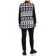 MARINA RINALDI SKI KNIT CARDIGAN BLACK AND WHITE 