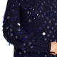 Marina Rinaldi Sweater With Large Sequins Cobalt