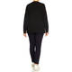 Marina Rinaldi Virgin Merino Wool Knitted Sweater Black