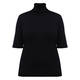 Marina Rinaldi Virgin Merino Wool Polo Neck Sweater Black