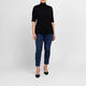 Marina Rinaldi Virgin Merino Wool Polo Neck Sweater Black