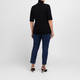 Marina Rinaldi Virgin Merino Wool Polo Neck Sweater Black
