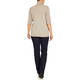 Marina Rinaldi Polo Neck Merino Wool Sweater Champagne