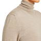 Marina Rinaldi Polo Neck Merino Wool Sweater Champagne