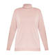 Marina Rinaldi Lurex Polo Neck Sweater Blush Pink