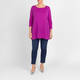 Marina Rinaldi Virgin Wool Sweater Cyclamen
