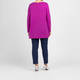 Marina Rinaldi Virgin Wool Sweater Cyclamen