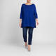 Marina Rinaldi Virgin Wool Sweater Cobalt Blue