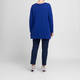 Marina Rinaldi Virgin Wool Sweater Cobalt Blue