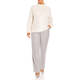 Marina Rinaldi Virgin Wool Trousers Light Grey