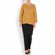 Marina Rinaldi PURE COTTON LACE STITCH SWEATER